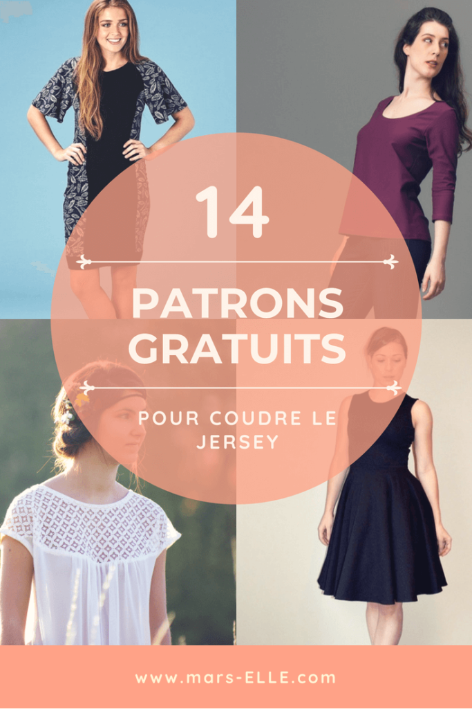 14 patron de couture gratuits débutant tutoriel jersey