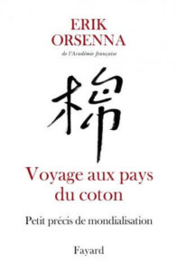 voyage au pays du coton erik Orsenna roman couture blog couture mars-elle