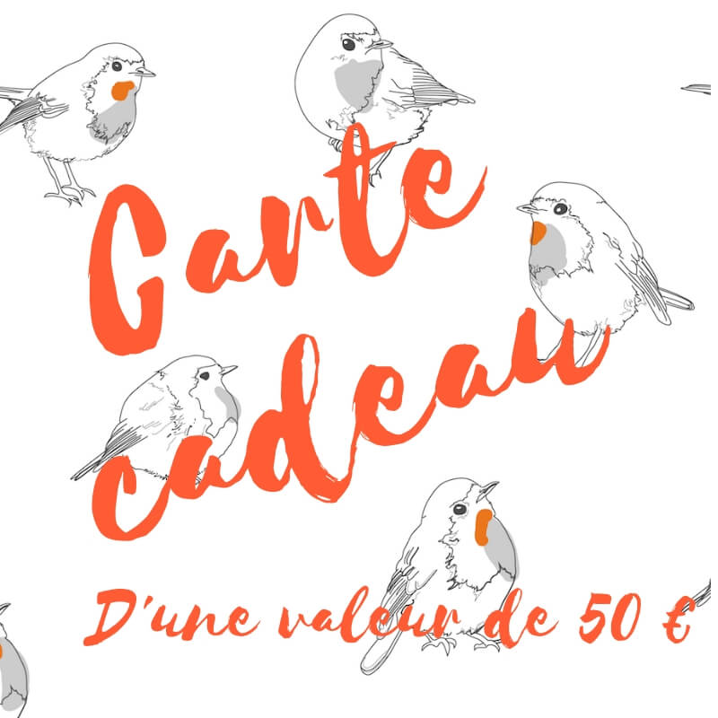 Carte cadeau d'une valeur de 20 euros