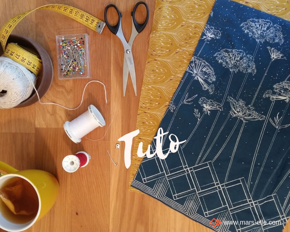 Tuto couture facile - Sachets de thé réutilisable (zéro-déchet)