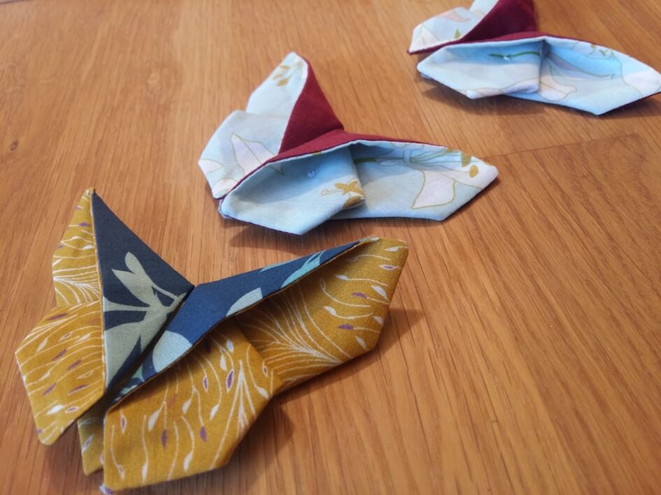 tuto couture débutant papillon origami chute de tissu bio mars-ELLE