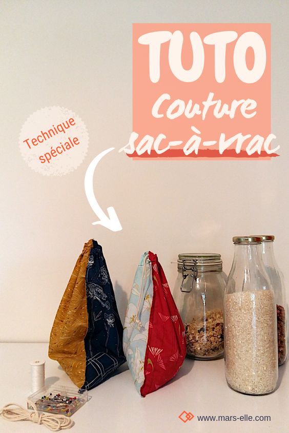 Tuto couture spécial débutant : le SAC à CORDONS COULISSANTS