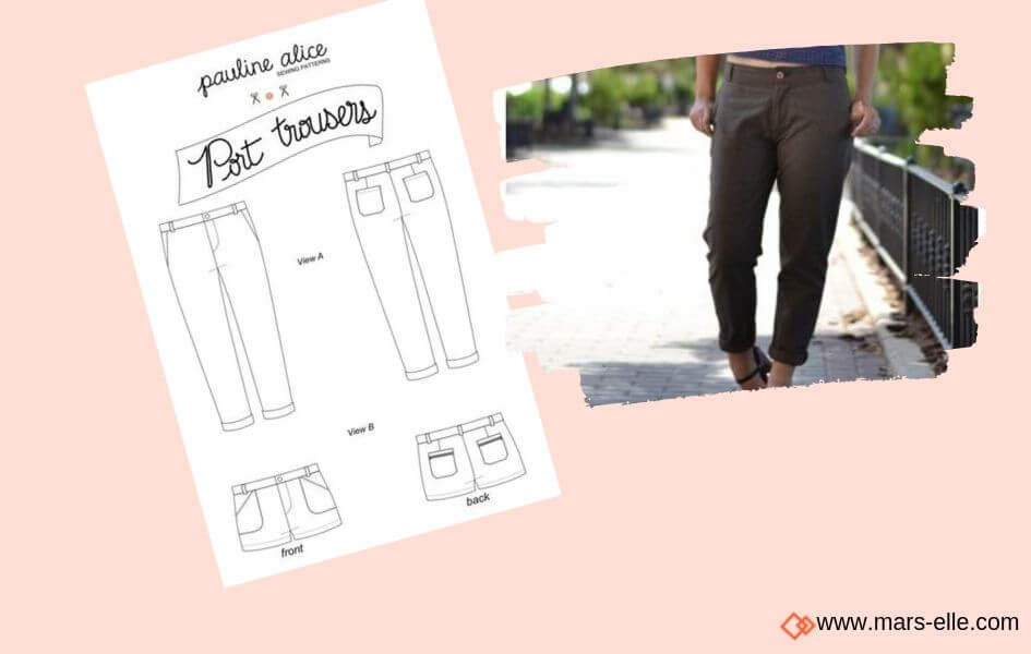 patron pantalon port patrons de Jeans brut sans élasthanne denim 100% coton tissu non-stretch