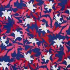 tissu bio popeline coton imprimé fleur bordeaux Mars-ELLE.jpg