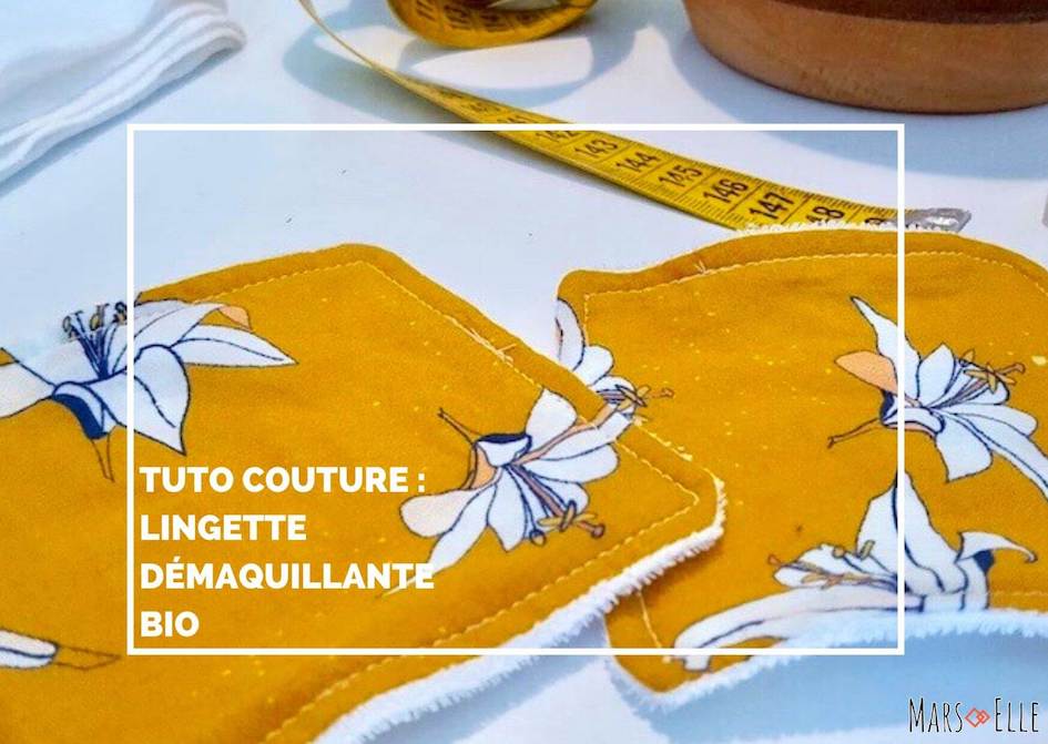 Tuto couture : coudre des lingettes démaquillantes lavables - Au fil de  Léontine