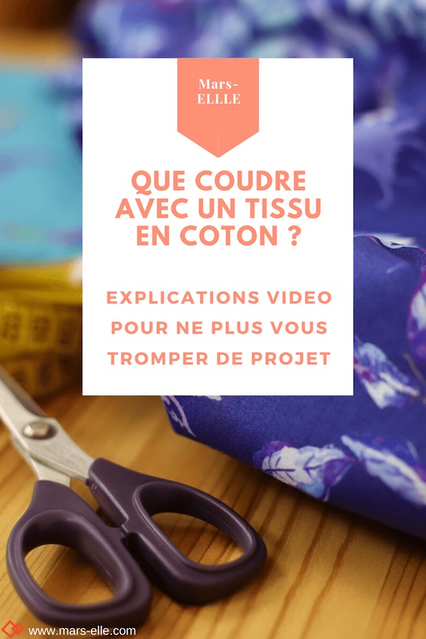 tuto vidéo couture choisir tissu