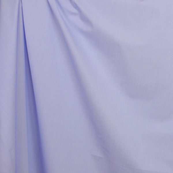 tissu bio popeline coton fine ligne bleu clair