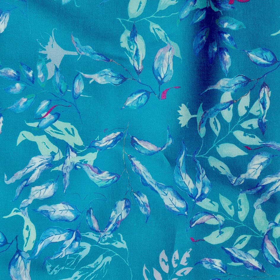 voile biologique Mars-Elle bleu vert