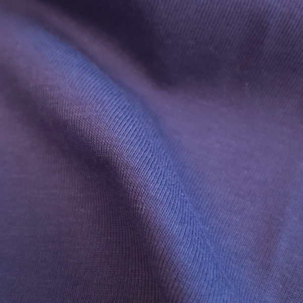 jersey coton bio bleu