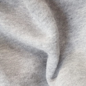 coton bio Mars-Elle molleton gris clair