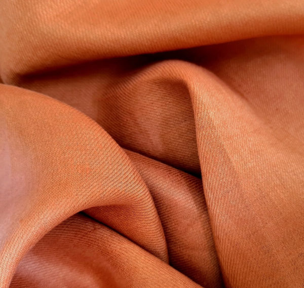 Twill lin terracotta Mars-Elle au mètre