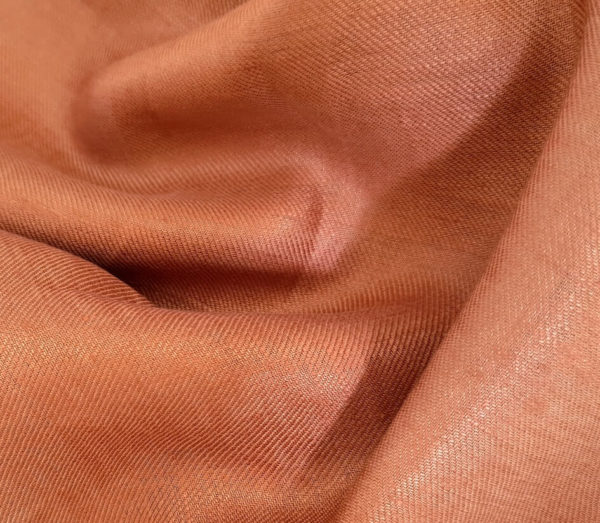 Twill lin terracotta Mars-Elle tissu