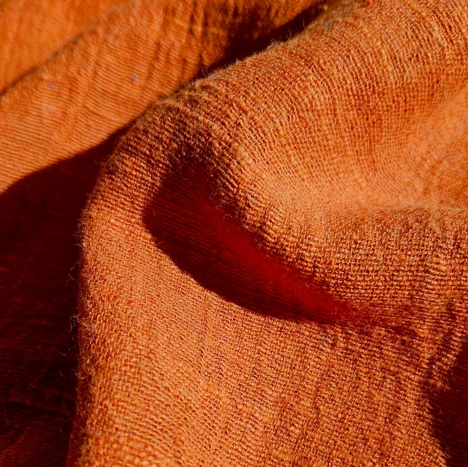 Gaze lin et coton bio : Cannelle – Image 4