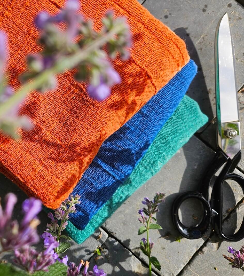 Gaze lin et coton bio : Cannelle – Image 5